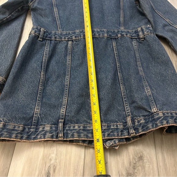 Zara Denim TRF Dress Size XL Blue EUC - Picture 10 of 11